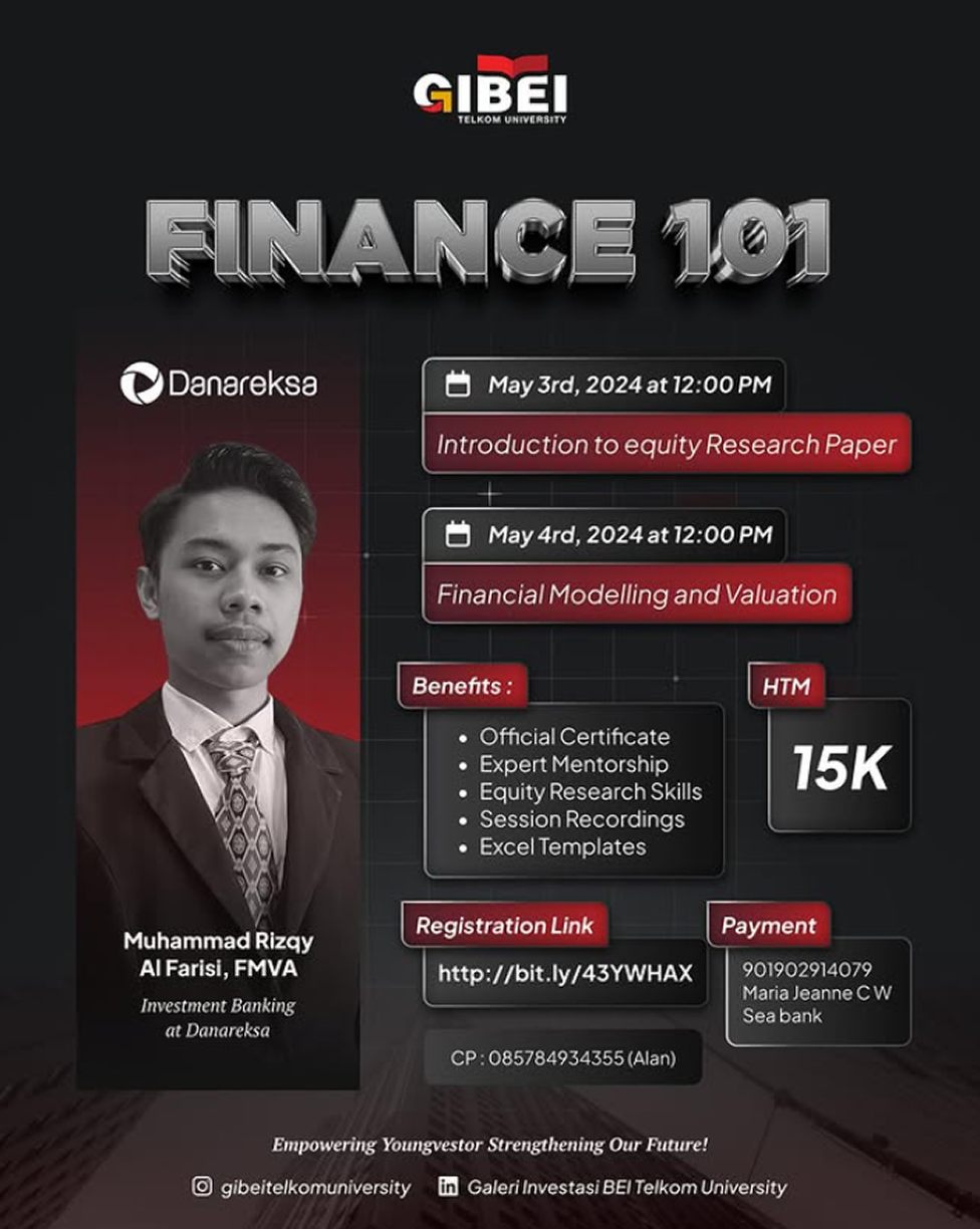 Finance 101: Equity Research & Valuation Series Poster